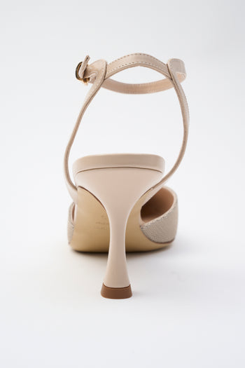Elata Slingback Beige Donna - 3