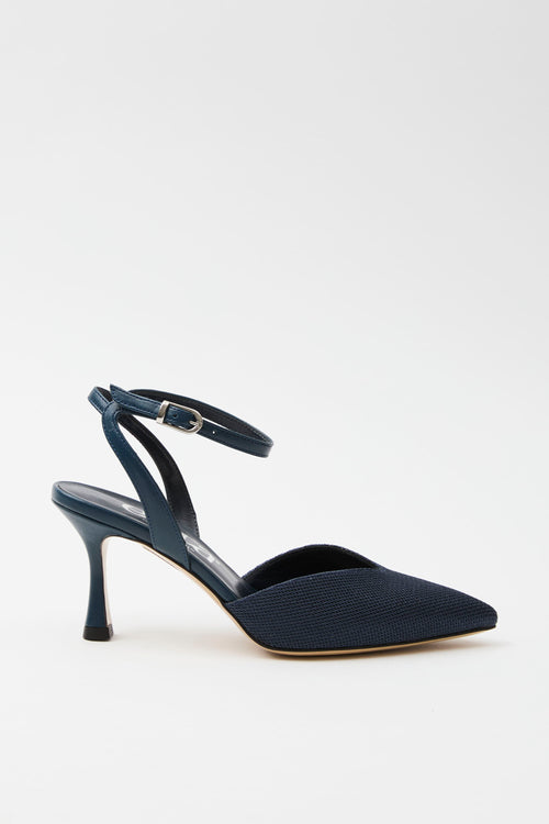 Elata Slingback Blu Donna