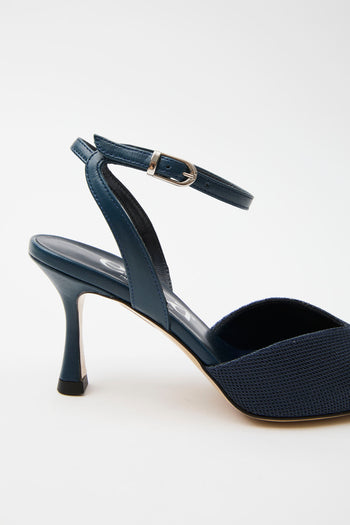 Elata Slingback Blu Donna - 5