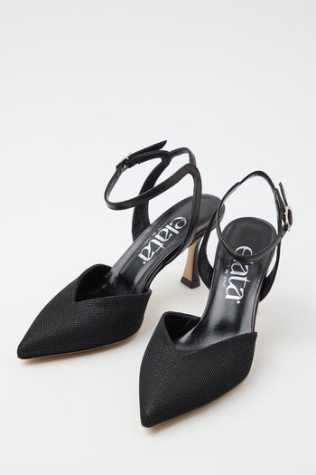 Elata Slingback Nero Donna - 3