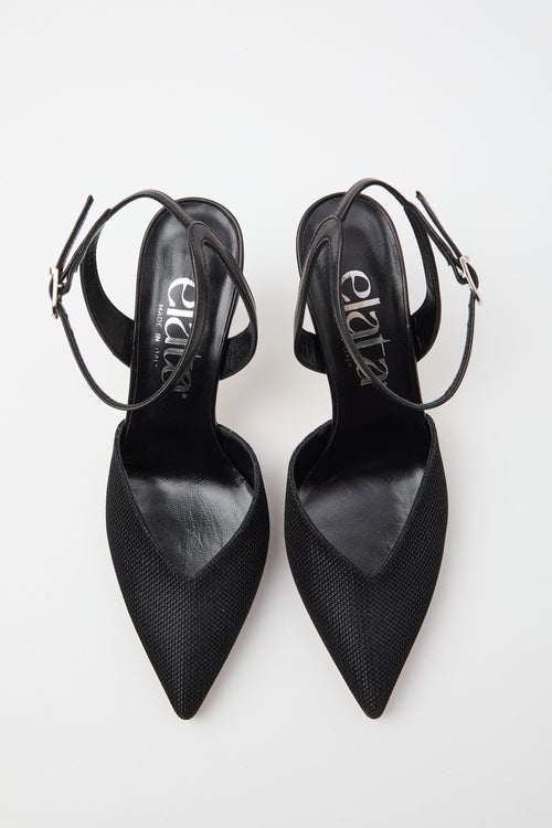 Elata Slingback Nero Donna