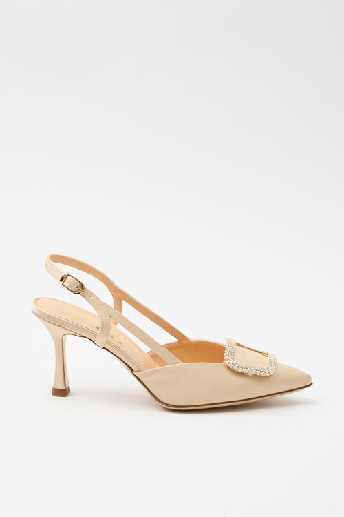 Elata Slingback Dorato Donna