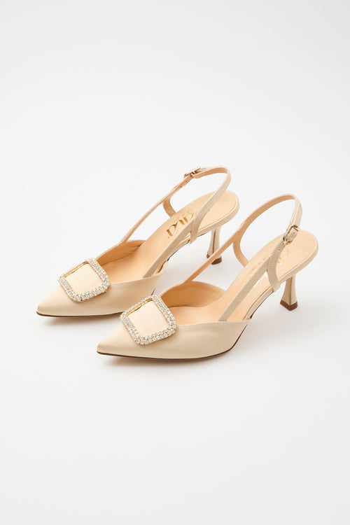 Elata Slingback Dorato Donna - 2