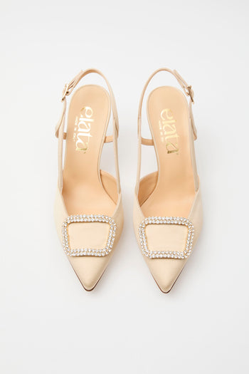 Elata Slingback Dorato Donna - 3