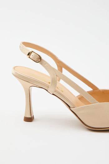 Elata Slingback Dorato Donna - 4