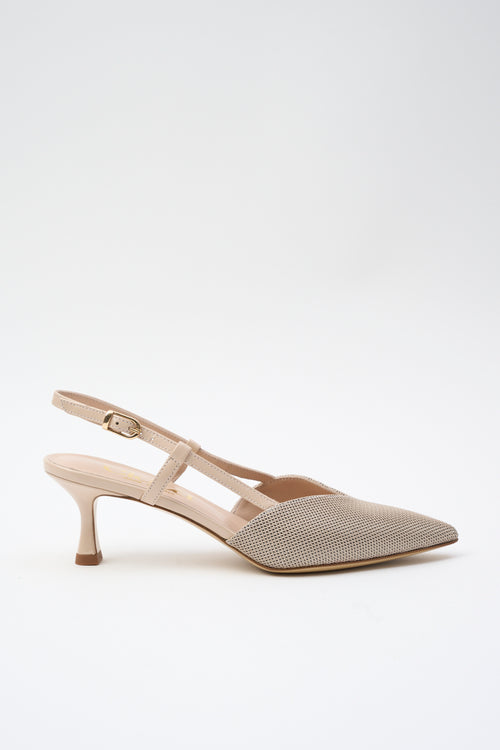 Elata Slingback Beige Donna