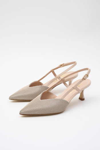 Elata Slingback Beige Donna - 3