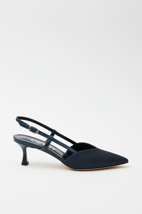 Elata Slingback Blu Donna