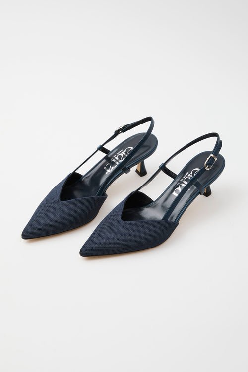 Elata Slingback Blu Donna - 2