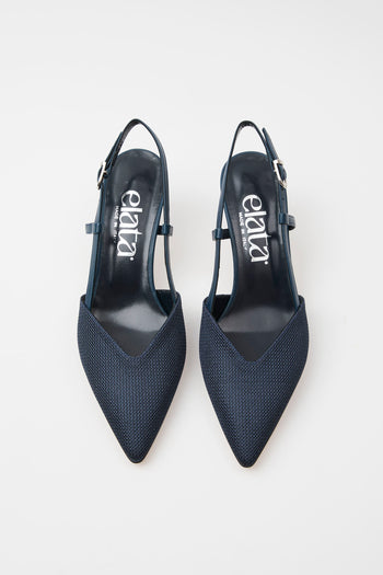 Elata Slingback Blu Donna - 4