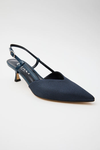 Elata Slingback Blu Donna - 5