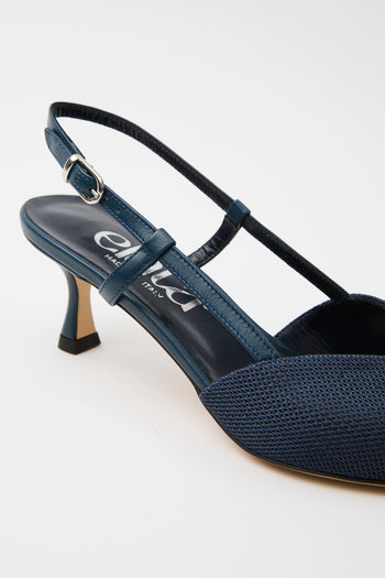 Elata Slingback Blu Donna - 6