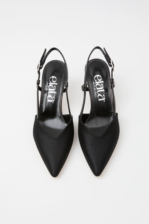 Elata Slingback Nero Donna - 2