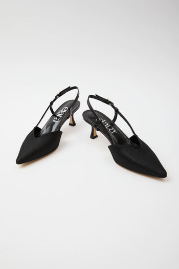 Elata Slingback Nero Donna - 8