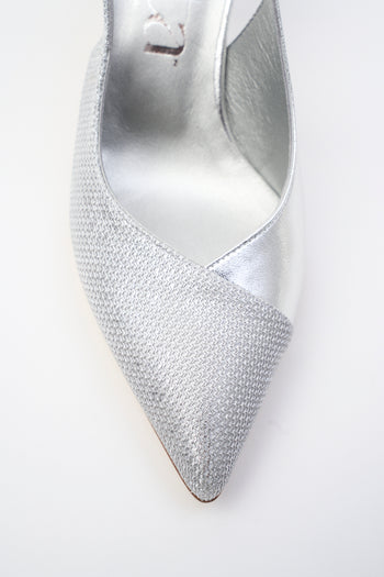Elata Slingback Argento Donna - 3