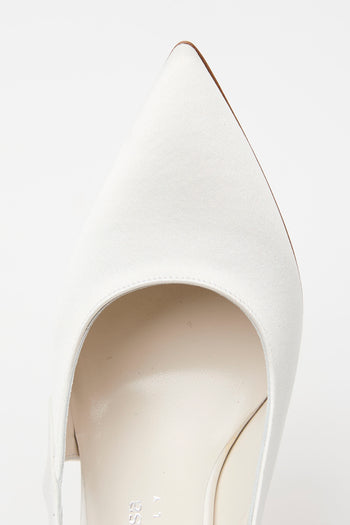 Elata Slingback Bianco Donna - 6