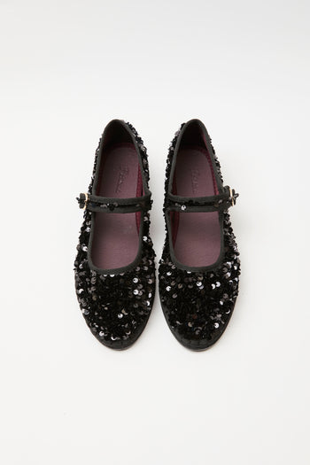 Flabelus Ballerina Negro Donna - 4