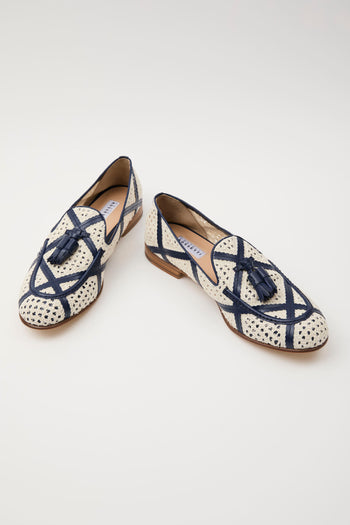 Fratelli Rossetti Mocassino Avorio/indaco Donna - 7