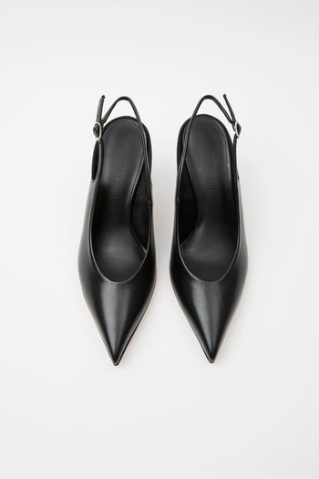 Guglielmo Rotta Slingback Black Donna - 4