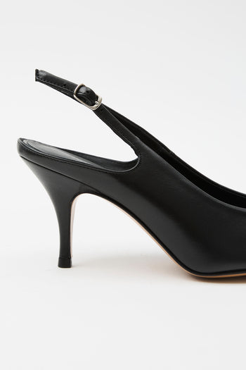 Guglielmo Rotta Slingback Black Donna - 7