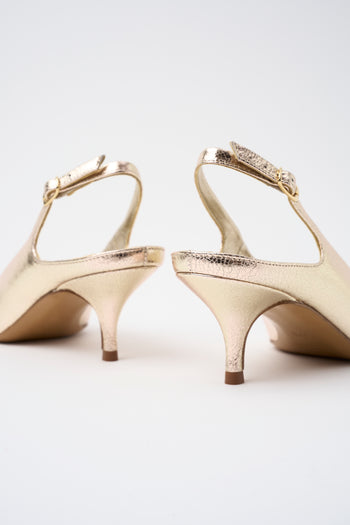 Guglielmo Rotta Slingback Platino Donna - 4