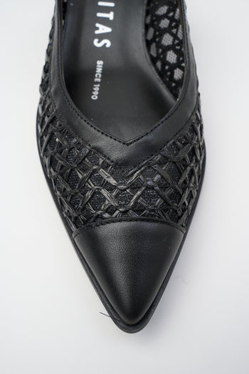 Hispanitas Slingback Black Donna - 4