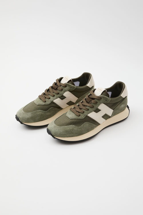 Hogan Sneaker Verde/yogurt Uomo - 2