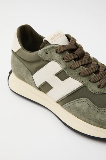 Hogan Sneaker Verde/yogurt Uomo - 4