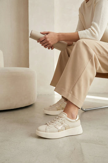 Hogan Sneaker Yogurt/platino Donna - 9