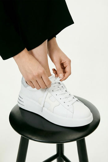 Hogan Sneaker Bianco/argento Donna - 10