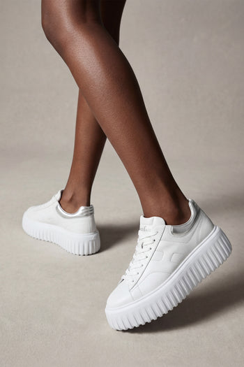 Hogan Sneaker Bianco/argento Donna - 8