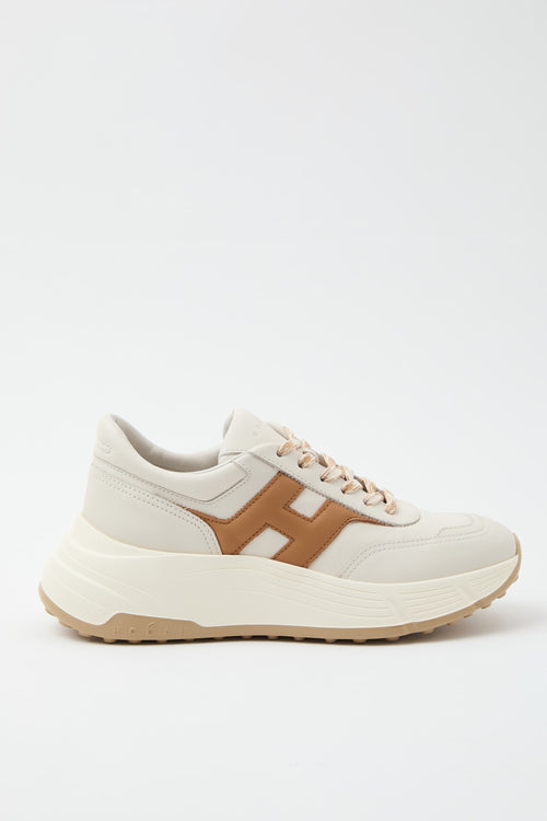 Hogan Sneaker Yogurt/cuoio Donna - 2