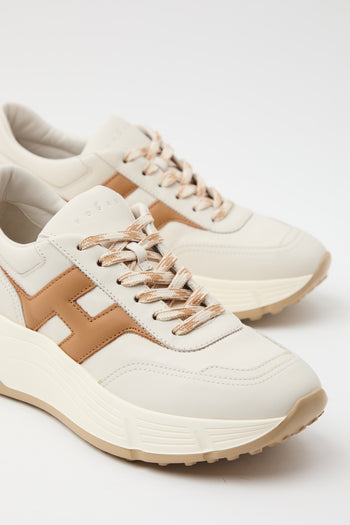 Hogan Sneaker Yogurt/cuoio Donna - 4