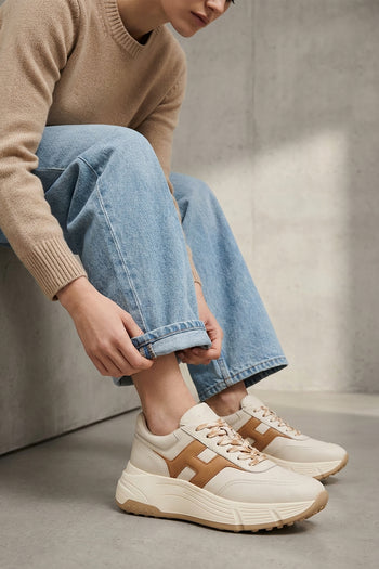 Hogan Sneaker Yogurt/cuoio Donna - 11