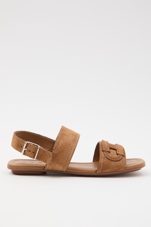 Hogan Sandalo Marrone Chiaro Donna