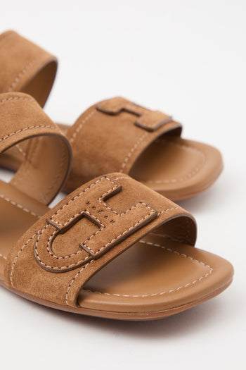 Hogan Sandalo Marrone Chiaro Donna - 3