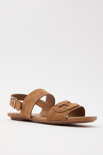 Hogan Sandalo Marrone Chiaro Donna - 4