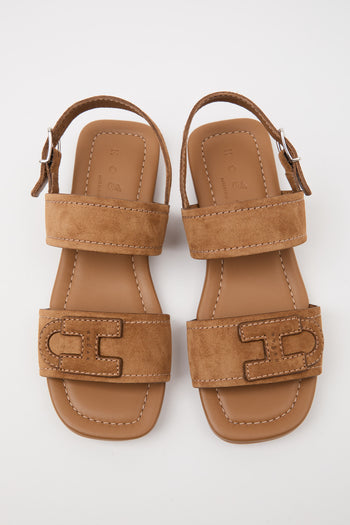 Hogan Sandalo Marrone Chiaro Donna - 7