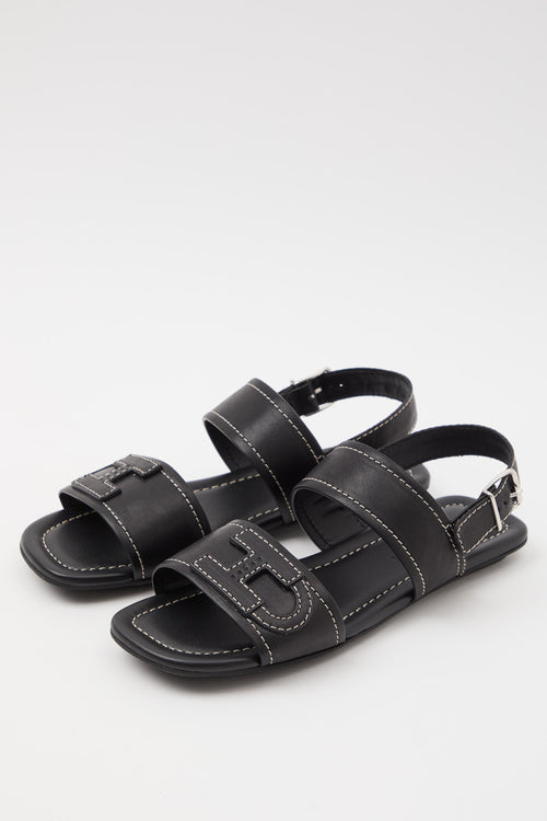 Hogan Sandalo Nero Donna - 2