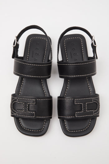 Hogan Sandalo Nero Donna - 7