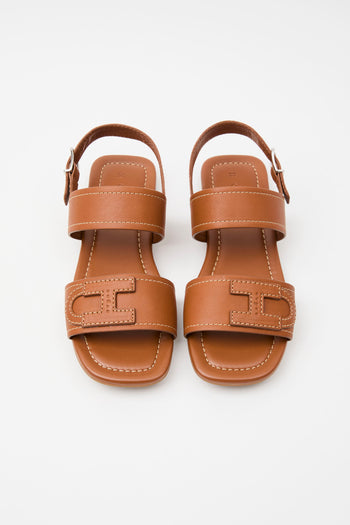 Hogan Sandalo Cuoio Scuro Donna - 3