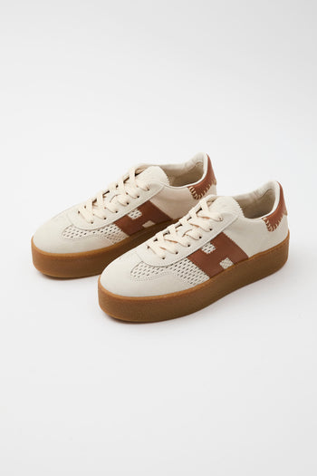 Hogan Sneaker Yogurt/cuoio Donna - 3