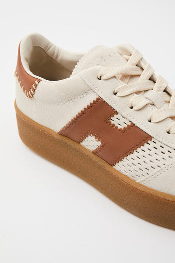 Hogan Sneaker Yogurt/cuoio Donna - 5