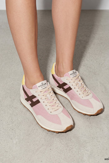 Hogan Sneaker Rosa/cuoio Donna - 10
