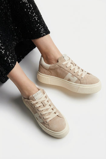 Hogan Sneaker Naturale/yogurt Donna - 10