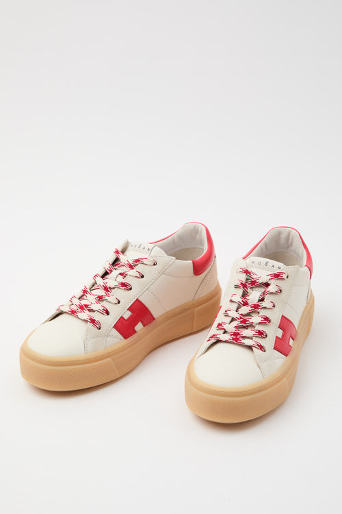 Hogan Sneaker Yogurt/rosso Donna - 2