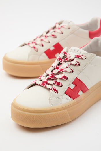 Hogan Sneaker Yogurt/rosso Donna - 3