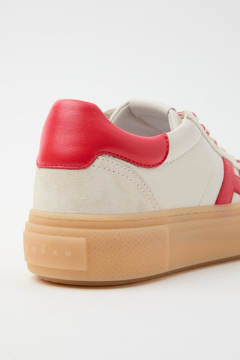 Hogan Sneaker Yogurt/rosso Donna - 4