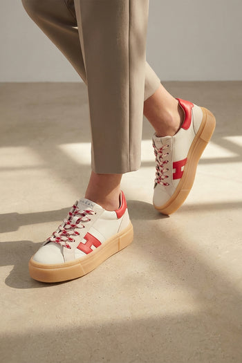 Hogan Sneaker Yogurt/rosso Donna - 10