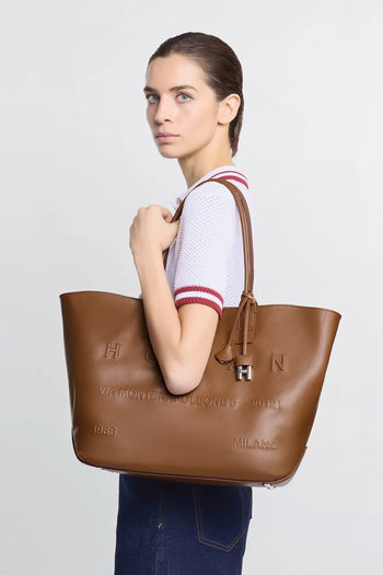 Hogan Borsa Marrone Chiaro Donna - 9